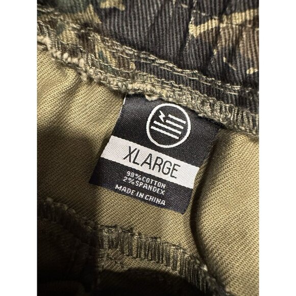 Hyper Denim Men’s Camo Cargo Pants Green Black XL EUC - Picture 4 of 7